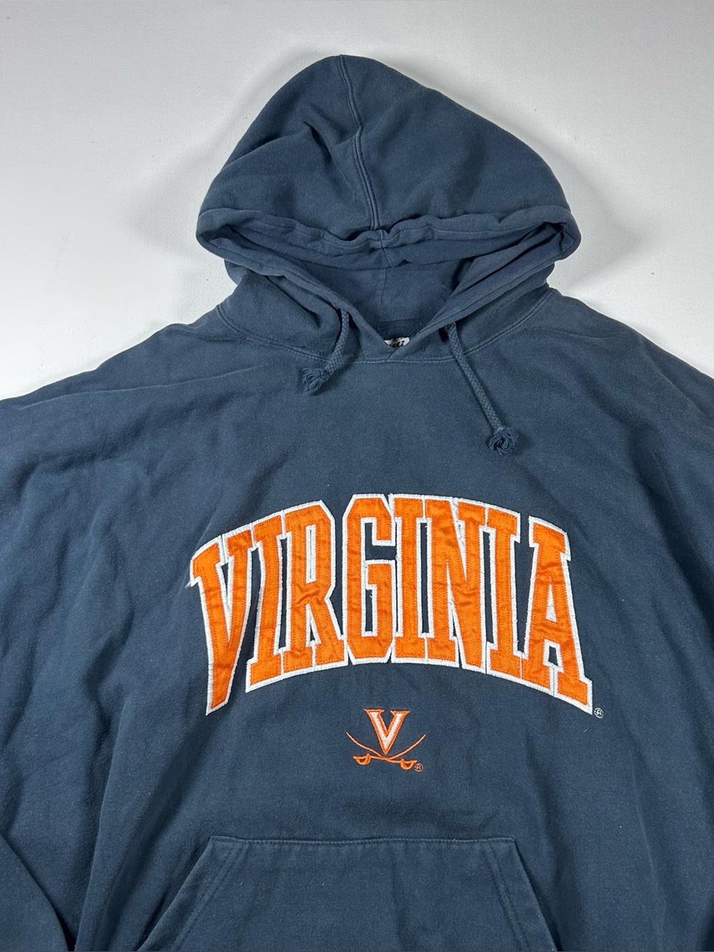 Virginia Cavaliers Jacket Hoodie XXL Pro Player Blue Full Zip Vintage Mens 90s -